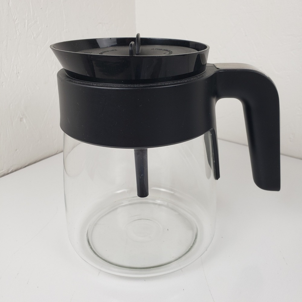 Ninja Coffee Maker Replacement‎ Glass Carafe 10 Cup Black with Brew Through Lid